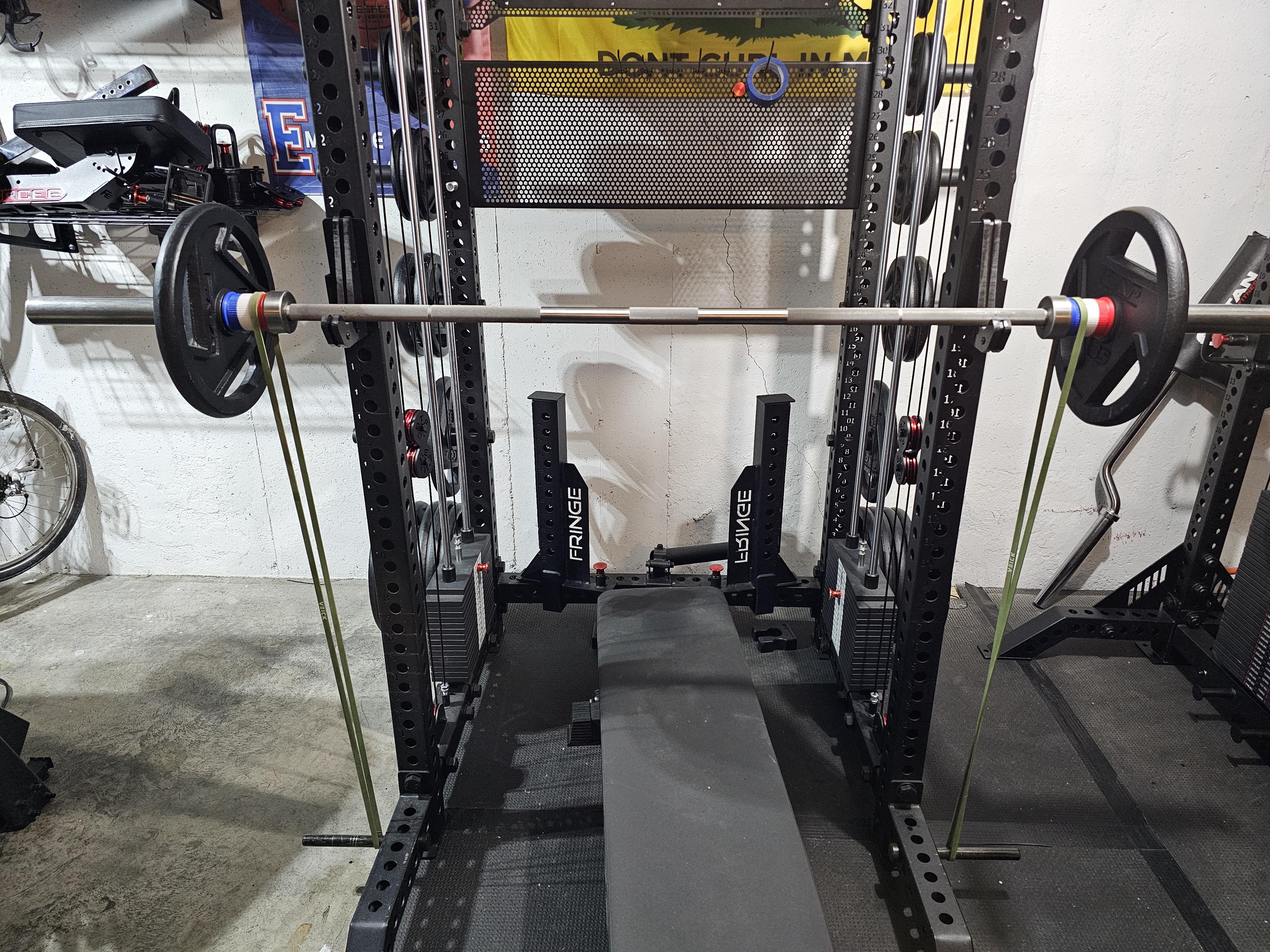 3D Printed Barbell Resistance Band Sleeves – Fits Bands Up to 2.25" Wide, Sold as Pair