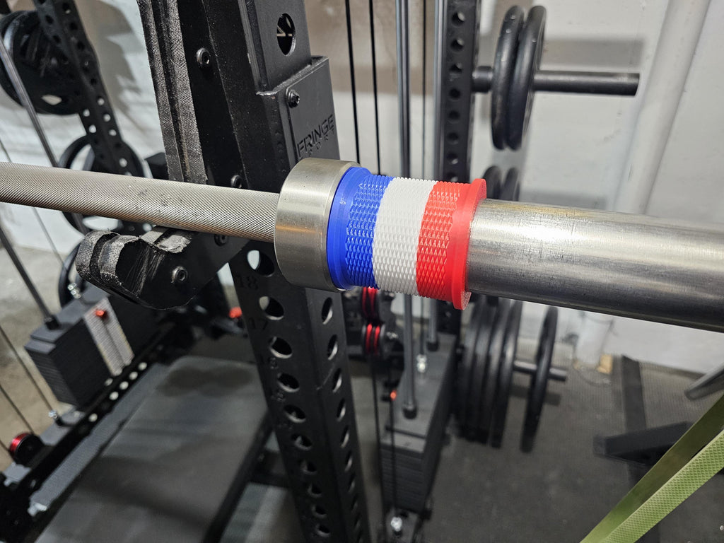 3D Printed Barbell Resistance Band Sleeves – Fits Bands Up to 2.25" Wide, Sold as Pair