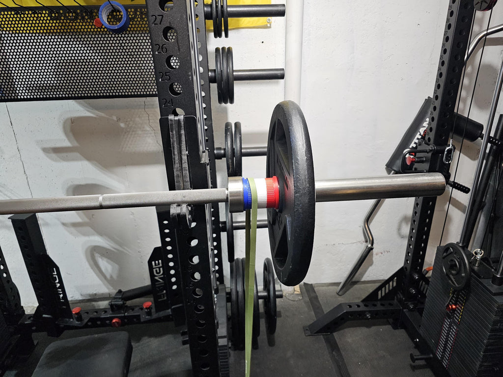 3D Printed Barbell Resistance Band Sleeves – Fits Bands Up to 2.25" Wide, Sold as Pair