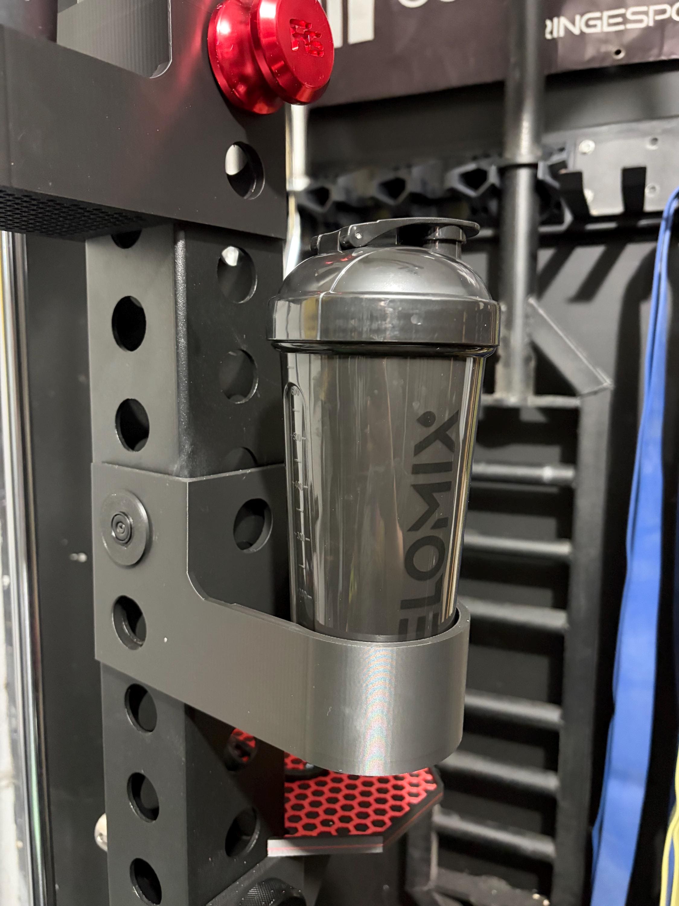 3D Printed Squat Rack Cup & Phone Holder – Fits Rogue, REP, Titan, Bells of Steel | 40oz Tumbler