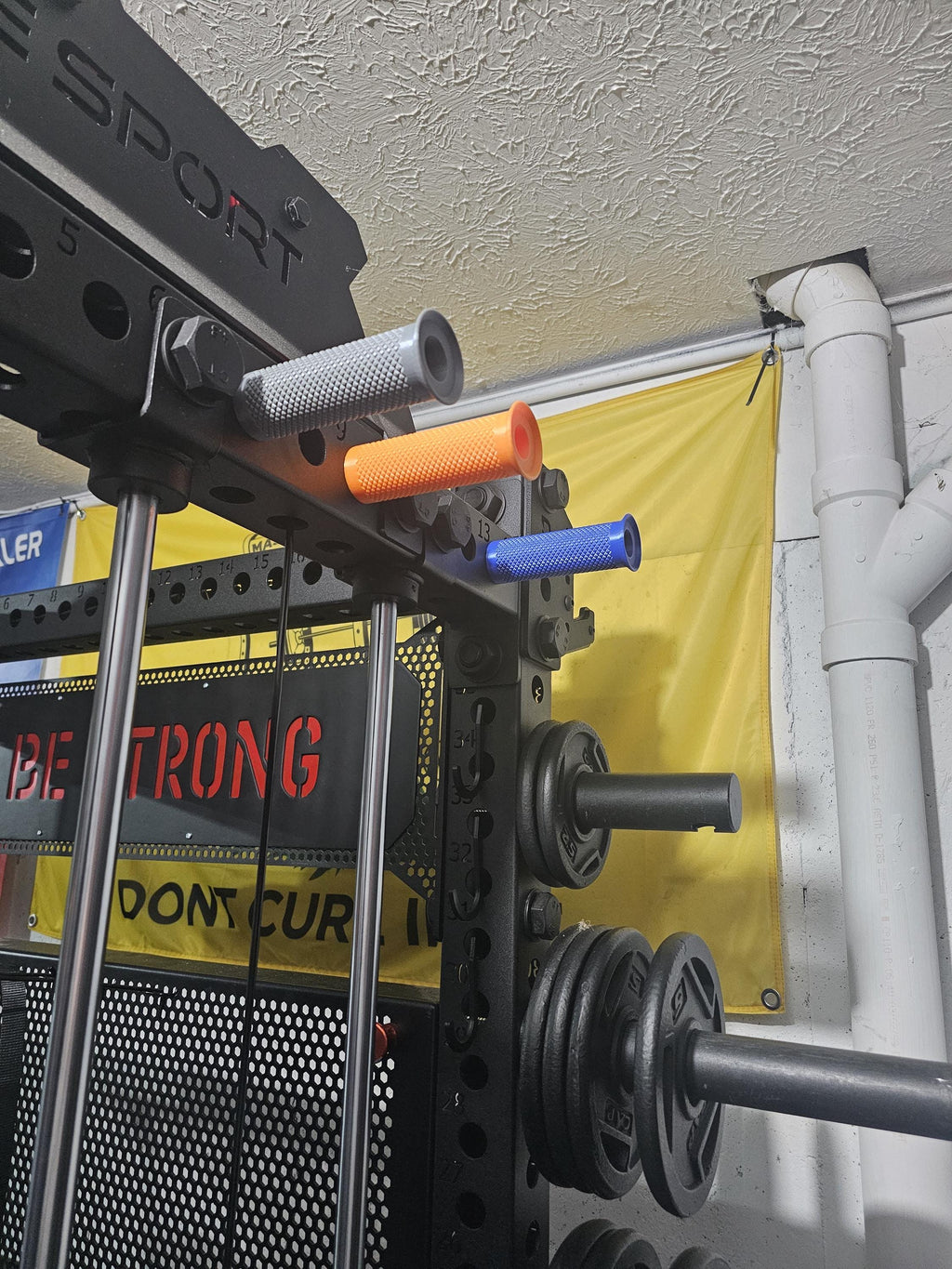 3D Printed Resistance Band Peg for Power Racks with 1" Holes