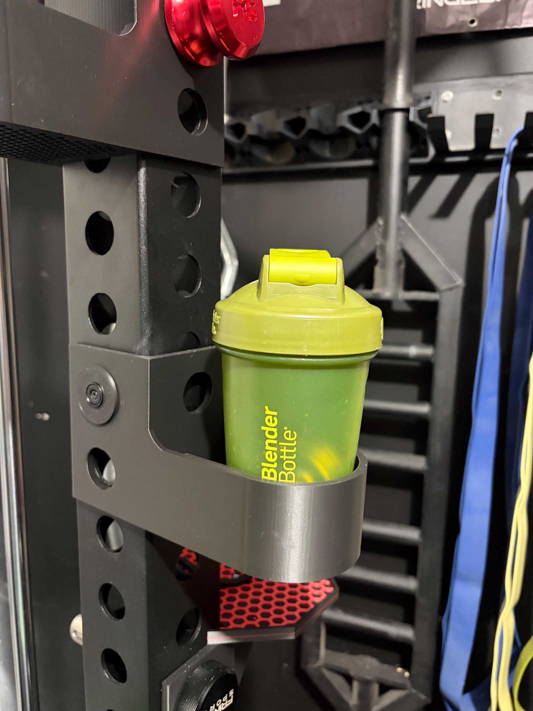 3D Printed Squat Rack Cup & Phone Holder – Fits Rogue, REP, Titan, Bells of Steel | 40oz Tumbler