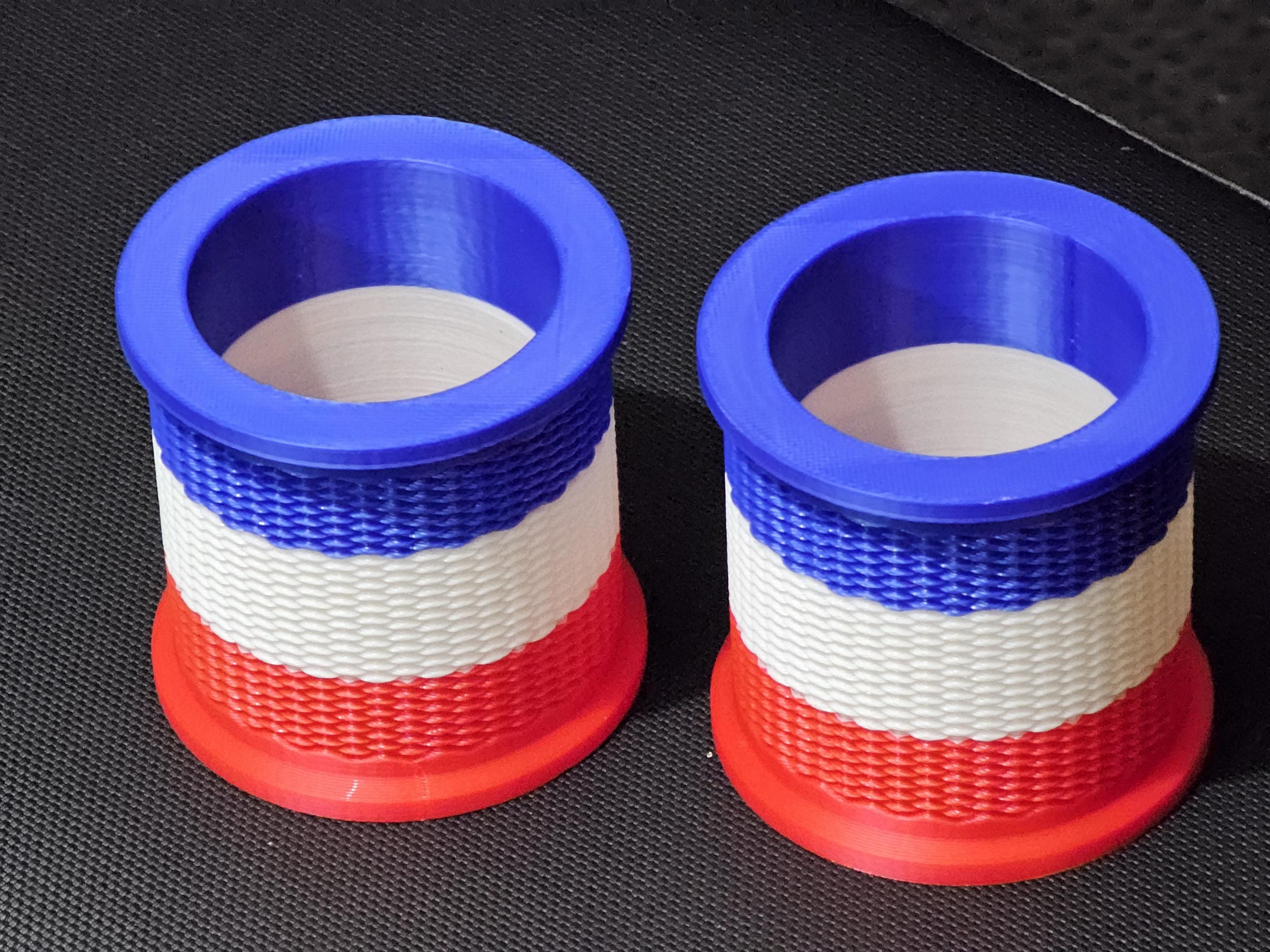 3D Printed Barbell Resistance Band Sleeves – Fits Bands Up to 2.25" Wide, Sold as Pair