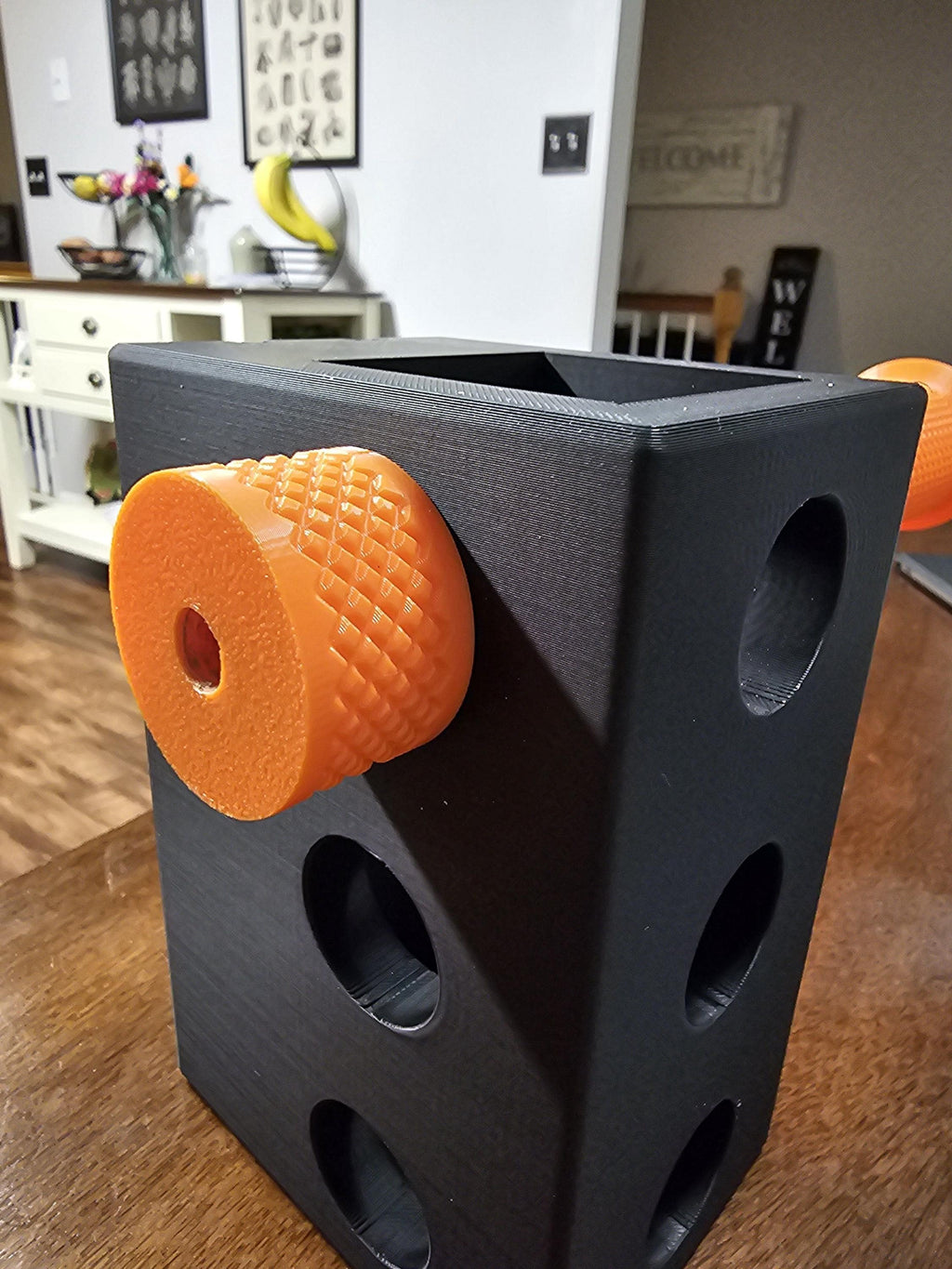 3D Printed Resistance Band Peg for Power Racks with 1" Holes