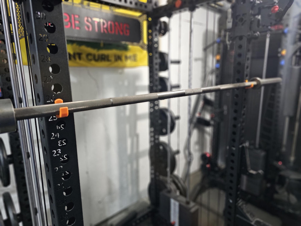 3D Printed Power Rack Storage Hooks – 1" Hole Racks, Holds Bands, Cables & Collars