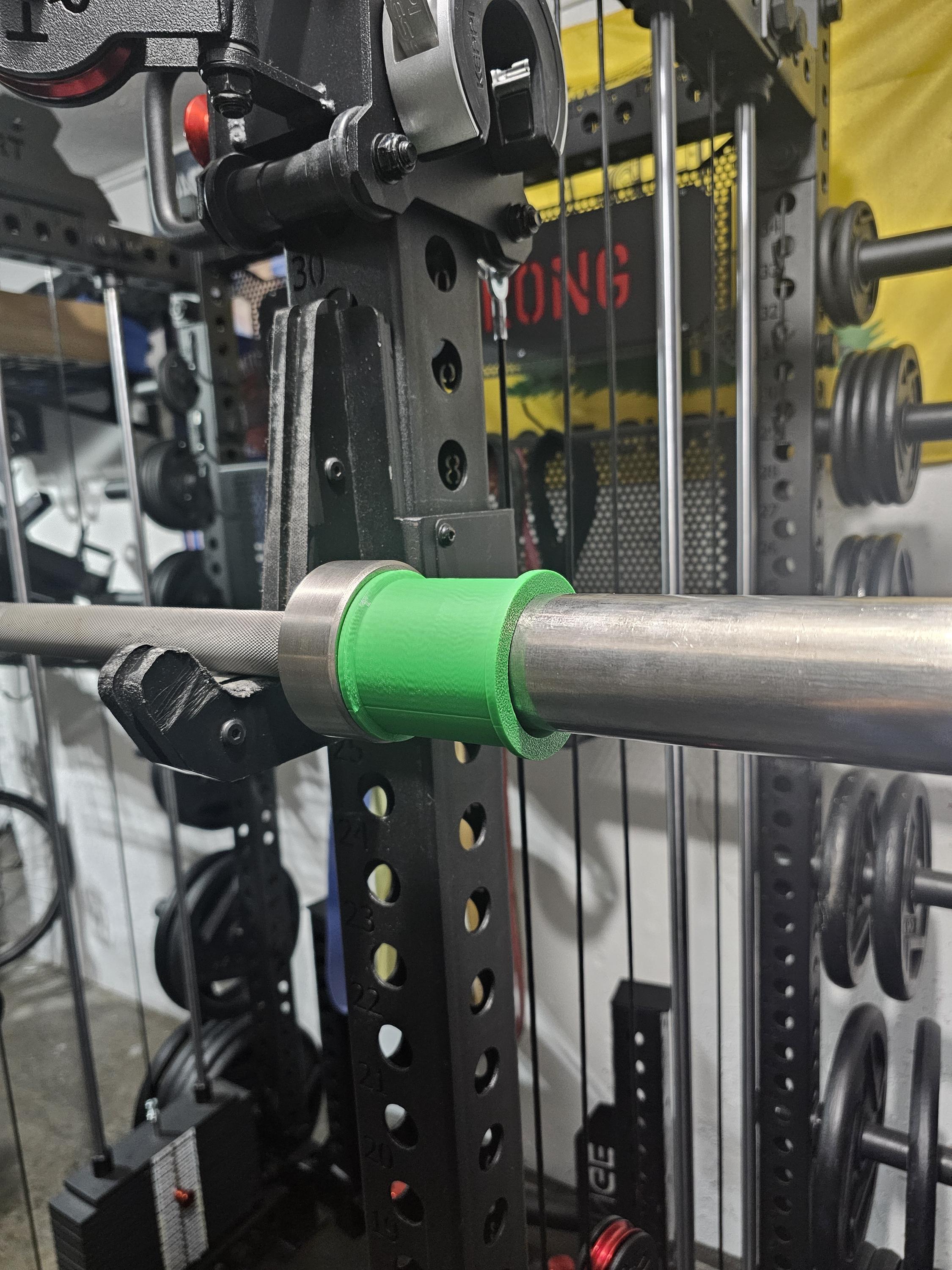3D Printed Barbell Resistance Band Sleeves – Fits Bands Up to 2.25" Wide, Sold as Pair
